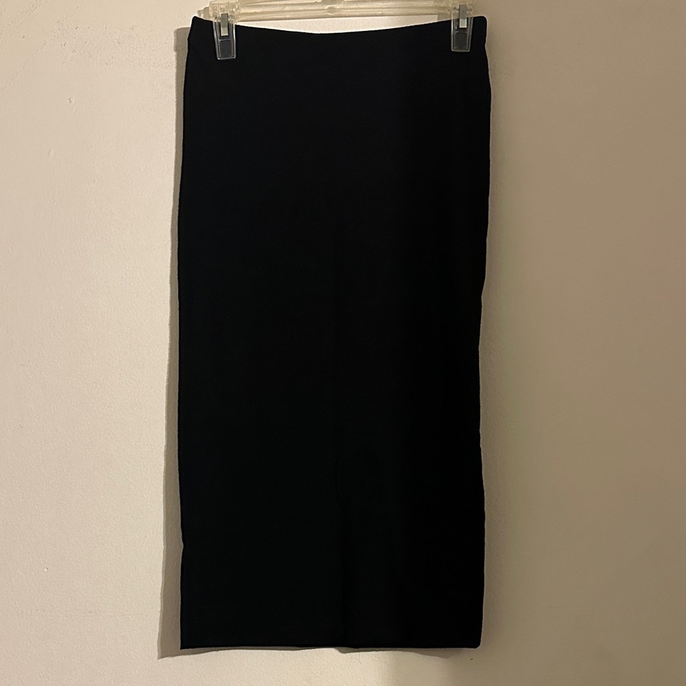 Black Knit skirt